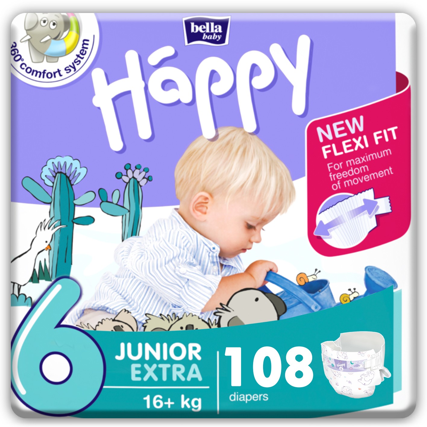 BELLA baby Happy Windeln Gr.6 Jun.extra 16+ kg BP BELLA baby Happy Windeln Gr.6 Jun.extra 16+ kg BP